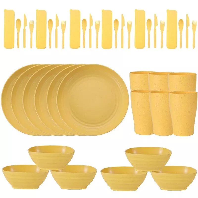 Yellow Cutlery Set